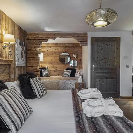 Chalet élégant à Le Praz Avec Spa, Cheminée Et Services Inclus - Fr-1-568-35