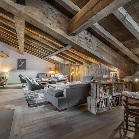 Chalet élégant à Le Praz Avec Spa, Cheminée Et Services Inclus - Fr-1-568-35 Courchevel