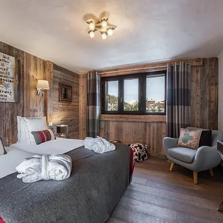 Chalet élégant à Le Praz Avec Spa, Cheminée Et Services Inclus - Fr-1-568-35 *
